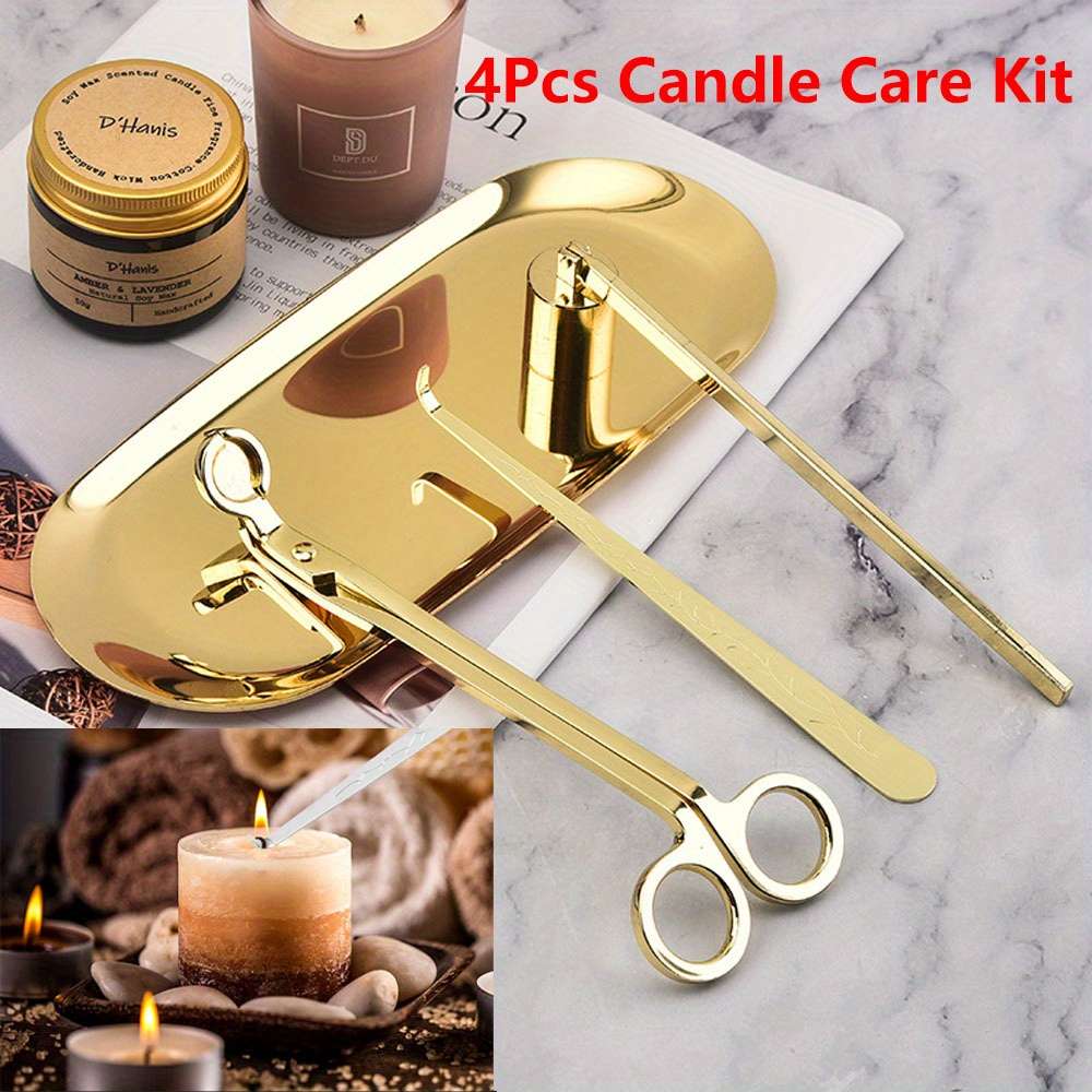 Candle Making Supplies Wholesale - 4pcs/set Luxury Candle Care Kit Stainless