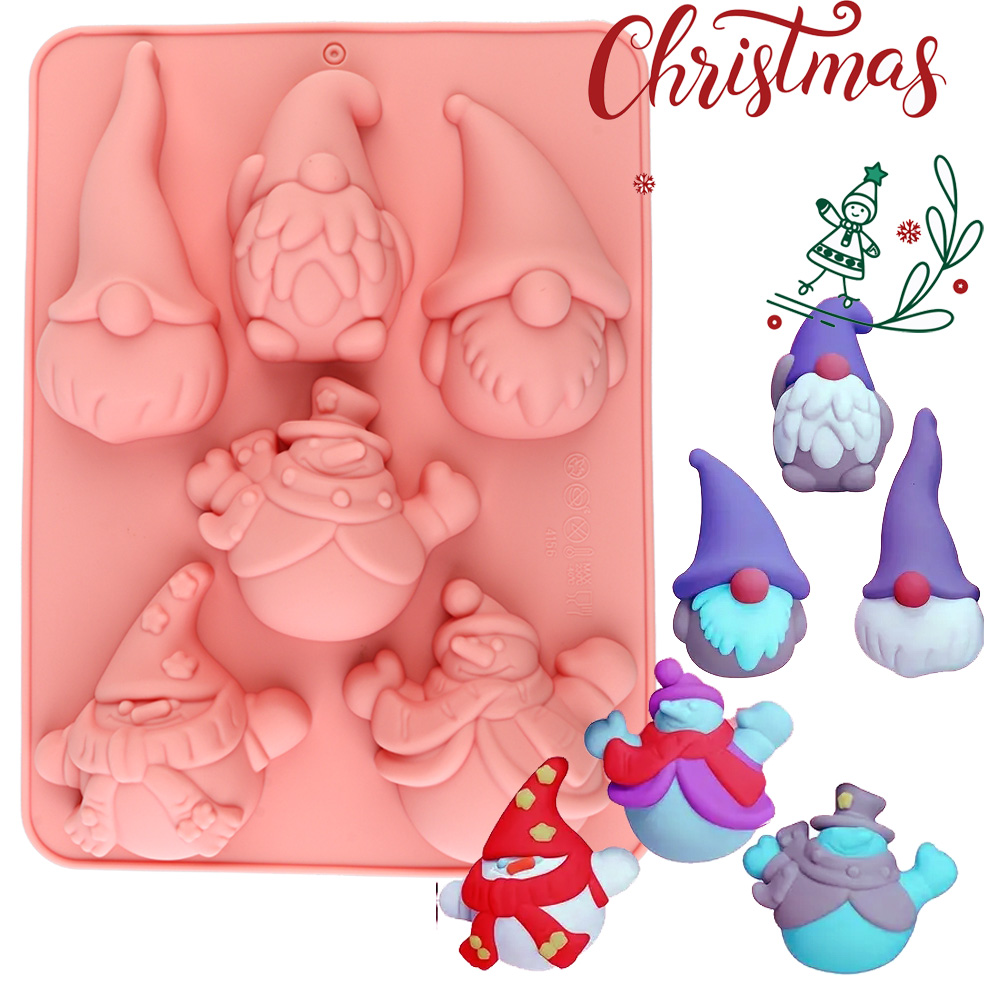 6-Piece Christmas Gnome Cake C – Candle Making Equipment Bewertung und Preis