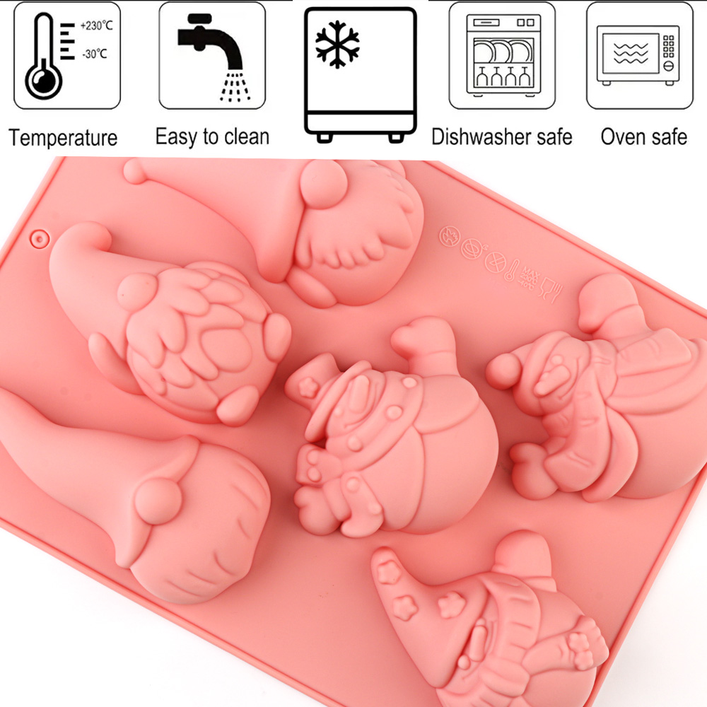 6-Piece Christmas Gnome Cake C – Candle Making Equipment Bewertung und Preis