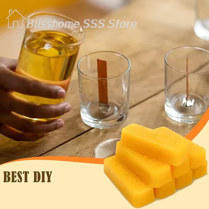 【S】4/8Pcs Pure Beeswax Blocks, – Candle Making Equipment Bewertung und Preis