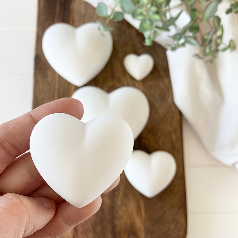 5pcs Heart-Shaped Gypsum Candl – Candle Making Moulds Bewertung und Preis