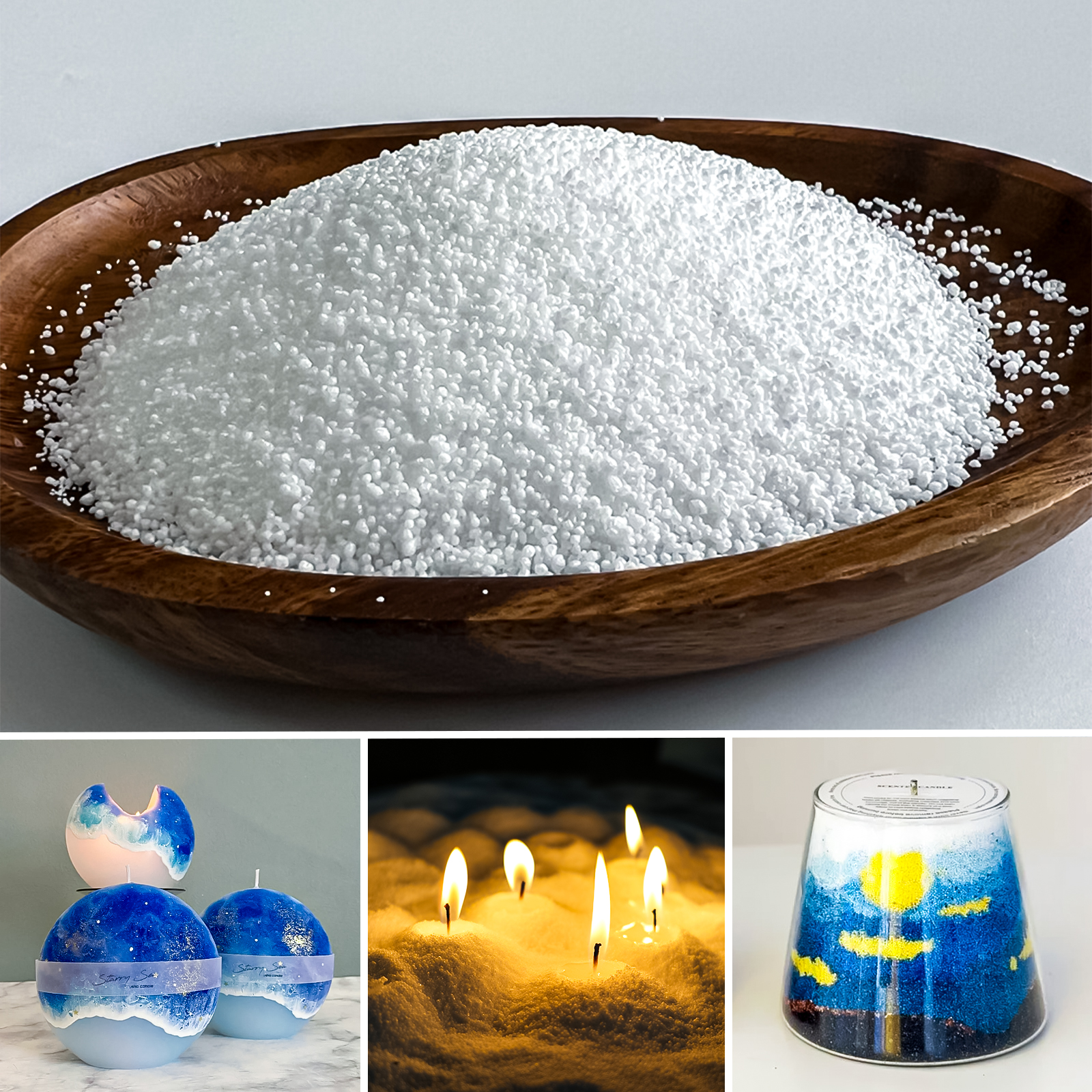 500g-1kg Sand Wax Ice Flower W – Candle Making Supplies Wholesale Bewertung und Preis