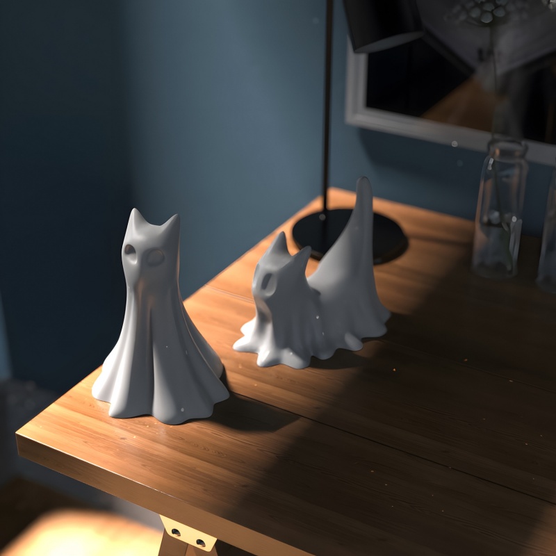 Ghost Cat Halloween Desktop Or – Candle Making Moulds Bewertung und Preis