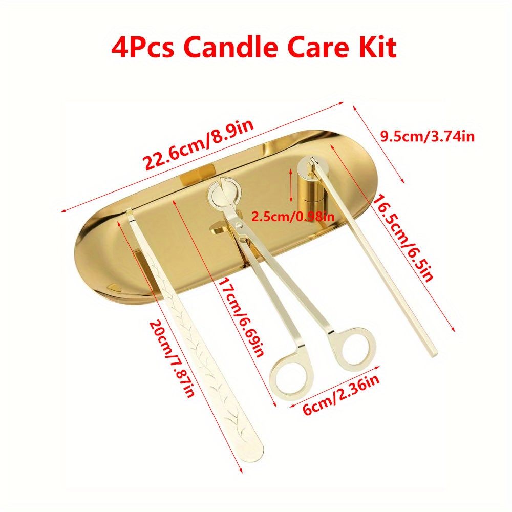 4pcs/set Luxury Candle Care Ki – Candle Making Supplies Wholesale Bewertung und Preis