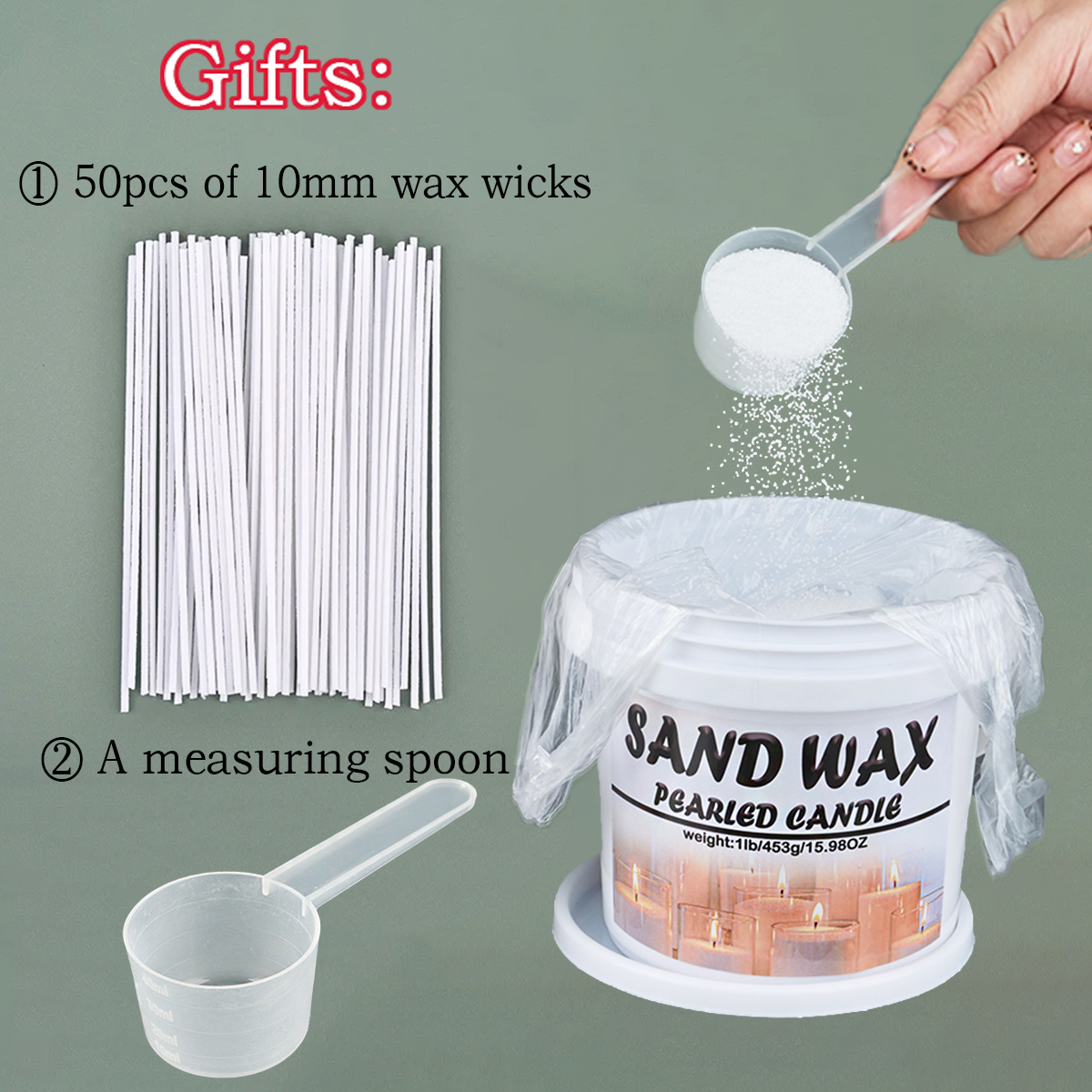 Upgraded Barrels 1Lb/453g Sand – Candle Making Supplies Wholesale Bewertung und Preis