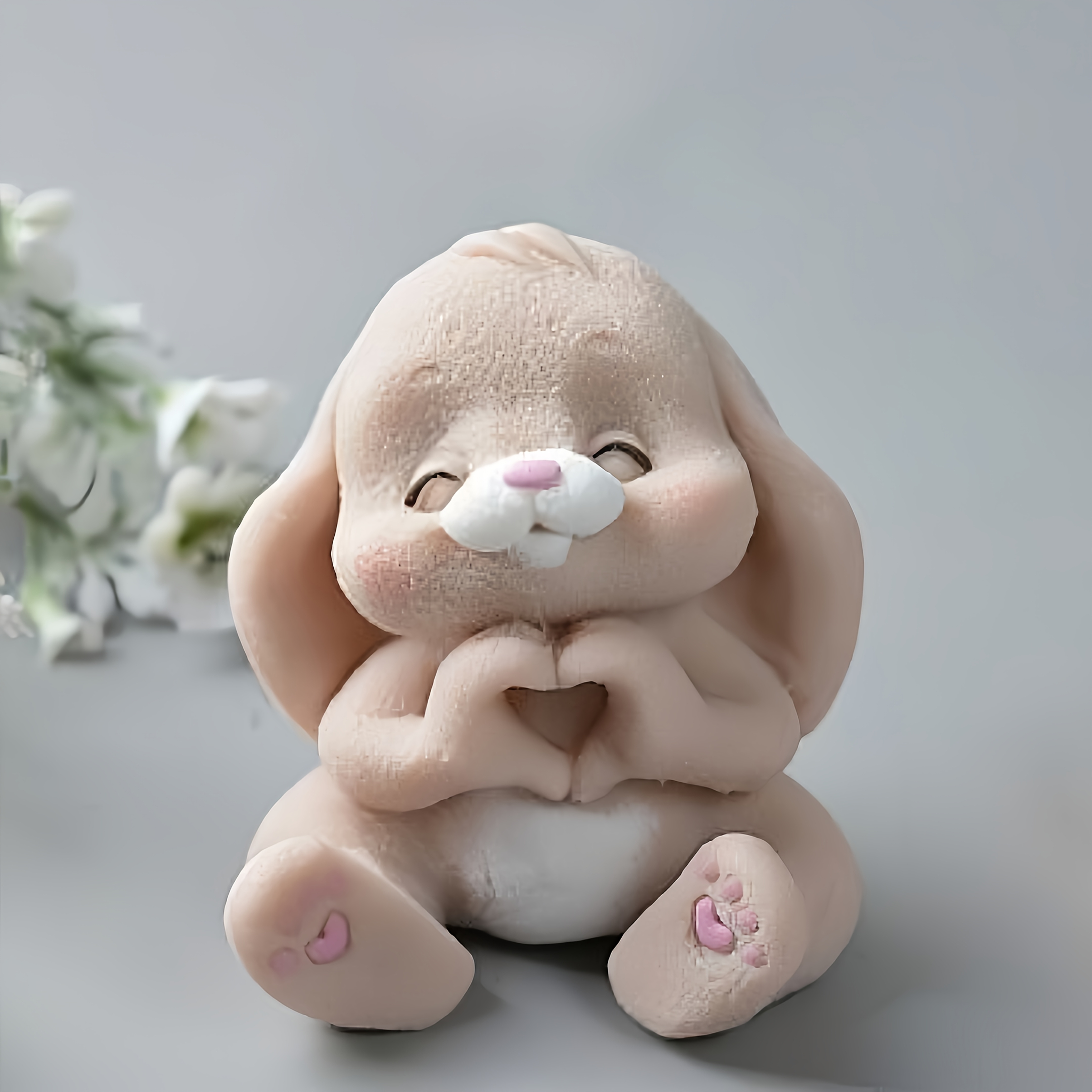 1pc Adorable Rabbit Resin Sili – Candle Making Moulds Bewertung und Preis