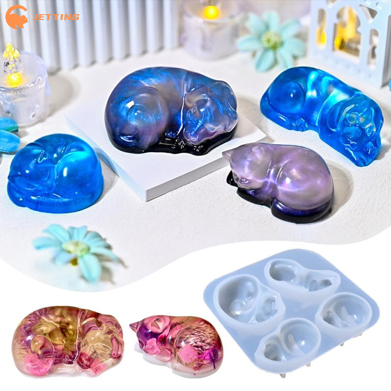 1PCS Sleeping Cat Dog Ornament – Candle Making Moulds Bewertung und Preis