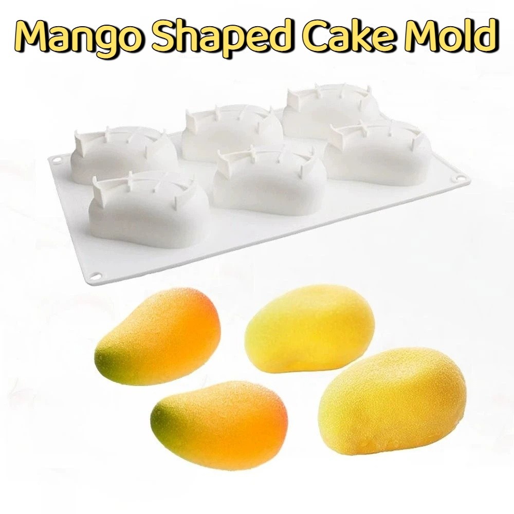 6 Cavity Mango Shaped Cake Mol – Candle Making Equipment Bewertung und Preis