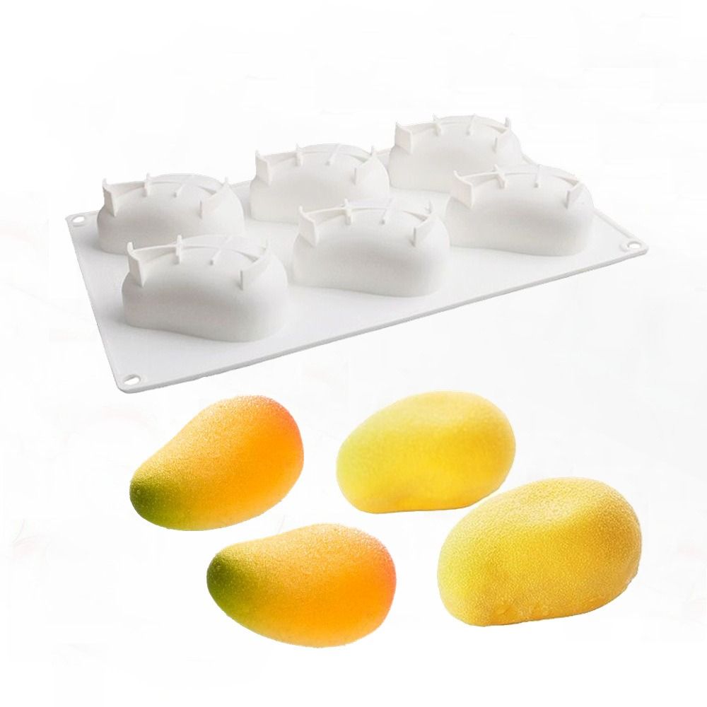 6 Cavity Mango Shaped Cake Mol – Candle Making Equipment Bewertung und Preis