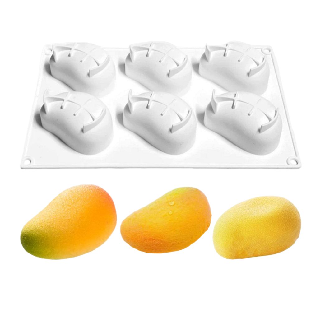 6 Cavity Mango Shaped Cake Mol – Candle Making Equipment Bewertung und Preis