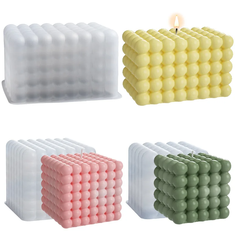 Large Bubble Cube Candles Sili – Candle Making Moulds Bewertung und Preis