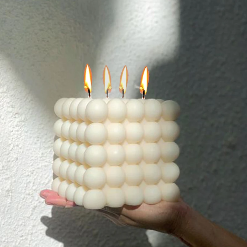 Large Bubble Cube Candles Sili – Candle Making Moulds Bewertung und Preis