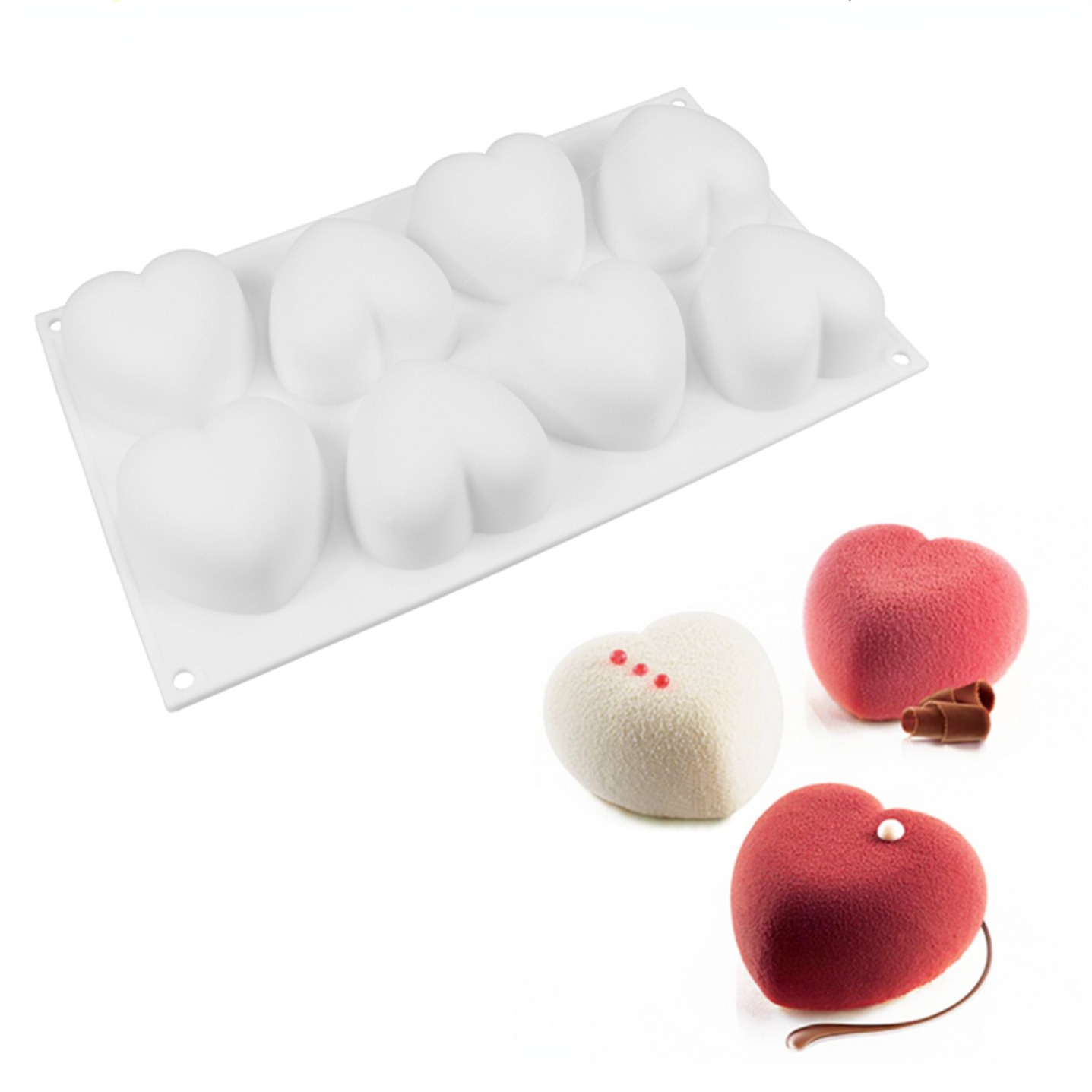 Love Heart Silicone Soap Mold  – Candle Making Equipment Bewertung und Preis