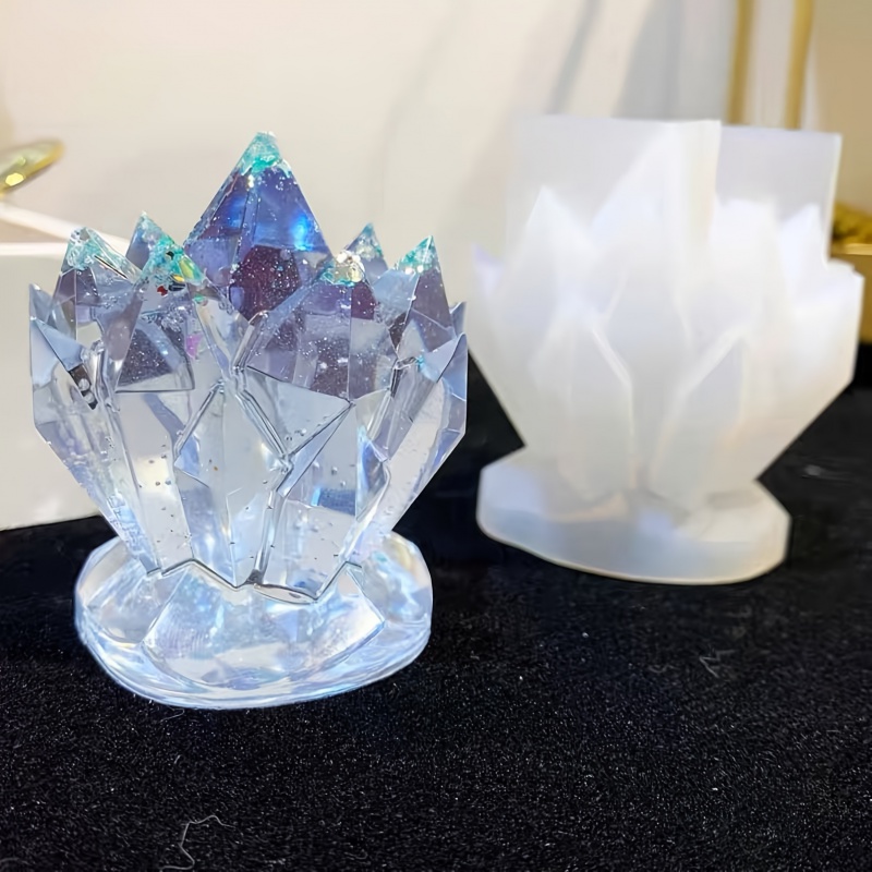 1pcCrystal Cluster Decorative  – Candle Making Moulds Bewertung und Preis