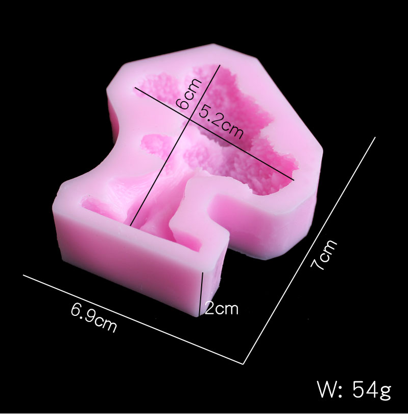 Pine tree silica gel mold DIY  – Candle Making Moulds Bewertung und Preis