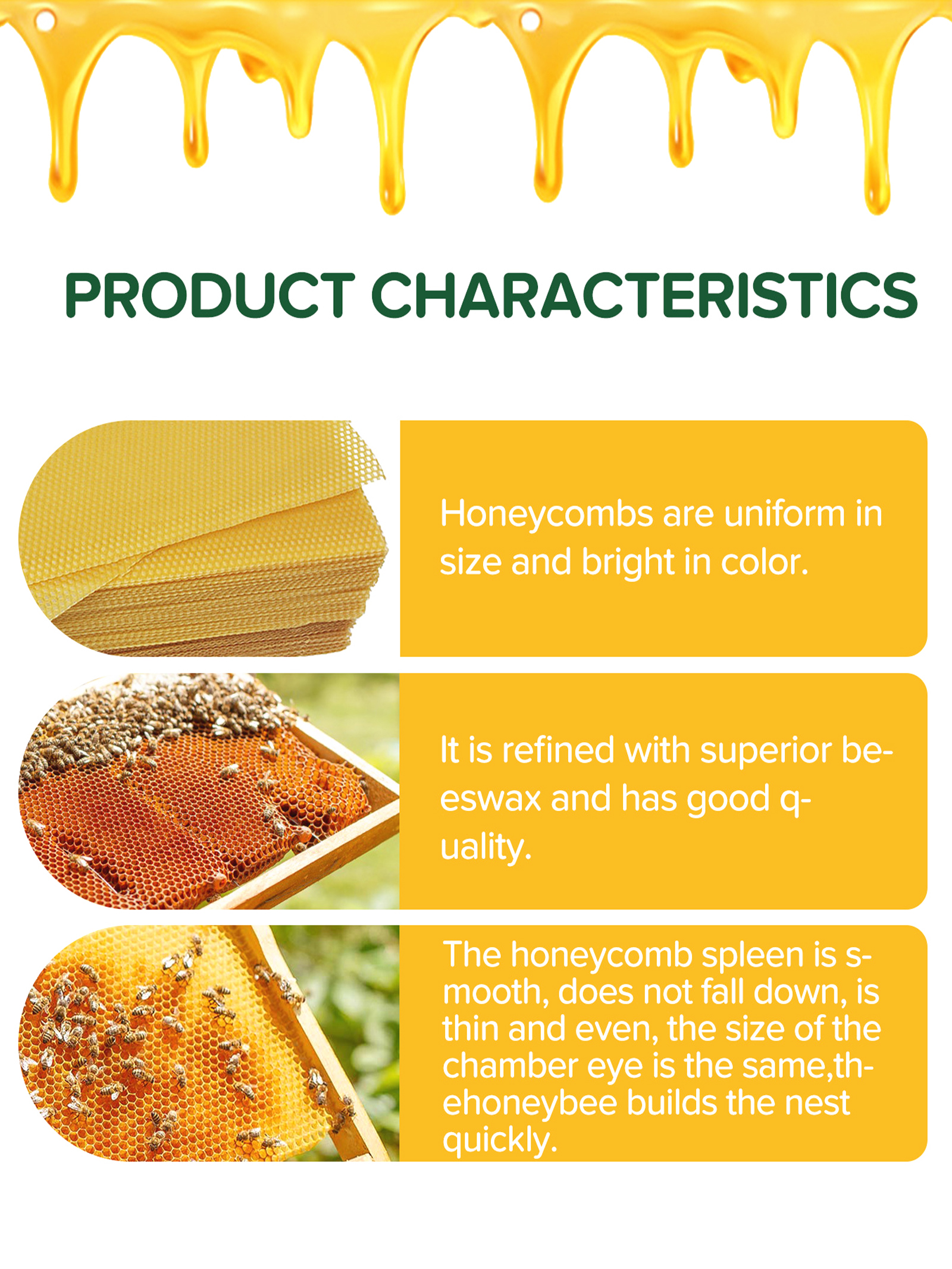 10Pcs Natural Honeycomb Bee Wa – Candle Making Supplies Wholesale Bewertung und Preis
