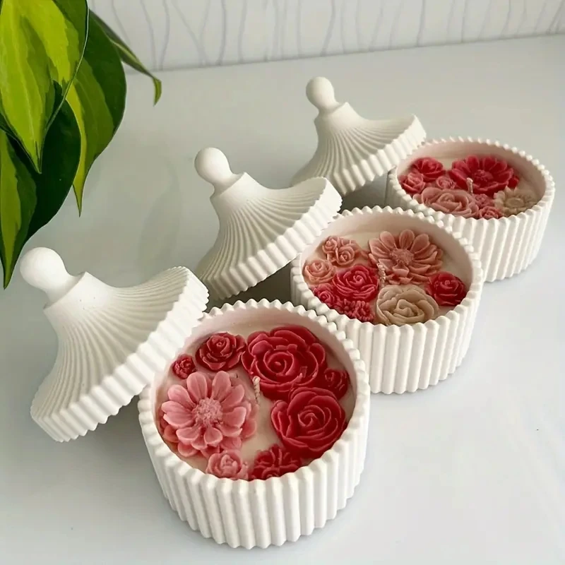 1 Set Silicone Candle Jar Mold – Candle Making Moulds Bewertung und Preis