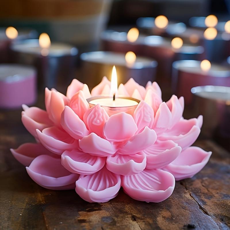 1PC Lotus Flower Candle Mold S – Candle Making Moulds Bewertung und Preis