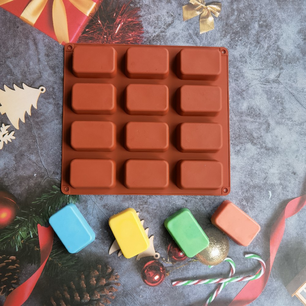 12 Cavity Square Silicone Soap – Candle Making Supplies Wholesale Bewertung und Preis