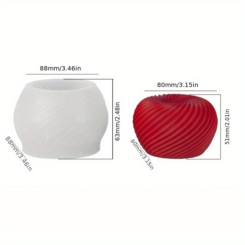 A trendy red apple silicone mo – Candle Making Moulds Bewertung und Preis