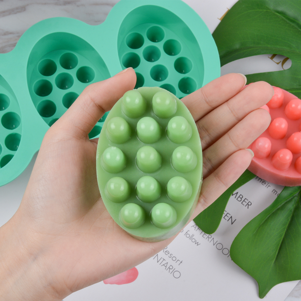 4 Hole Oval Massage Soap Silic – Candle Making Supplies Wholesale Bewertung und Preis