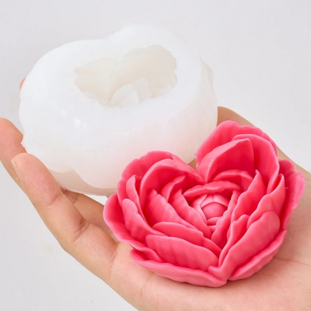 Stacked Petals Heart Rose Sili – Candle Making Date Bewertung und Preis