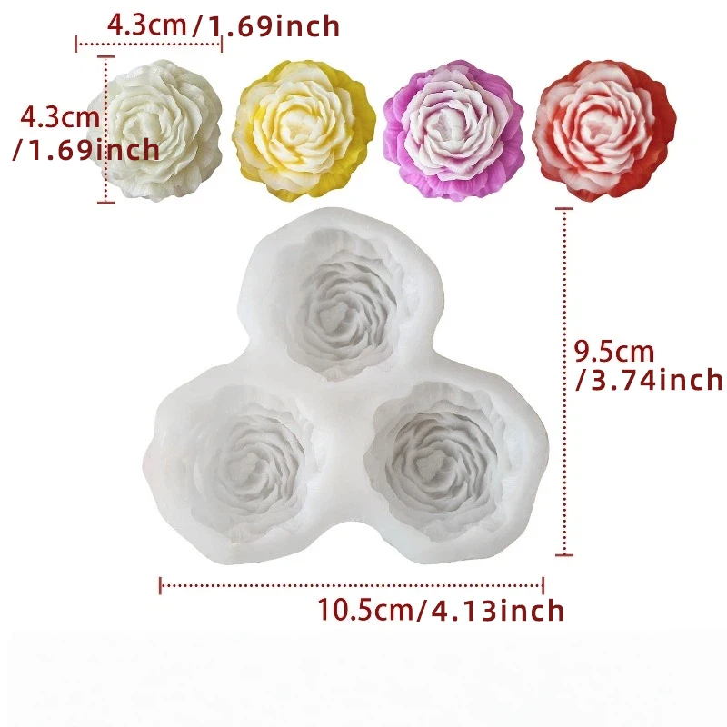 Peony Flower Candle Silicone M – Candle Making Moulds Bewertung und Preis