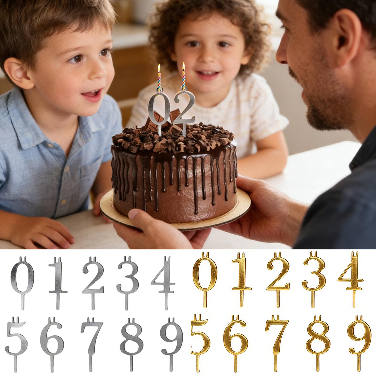 10pcs 0-9 Number Cake Toppers  – Candle Making Supplies Wholesale Bewertung und Preis