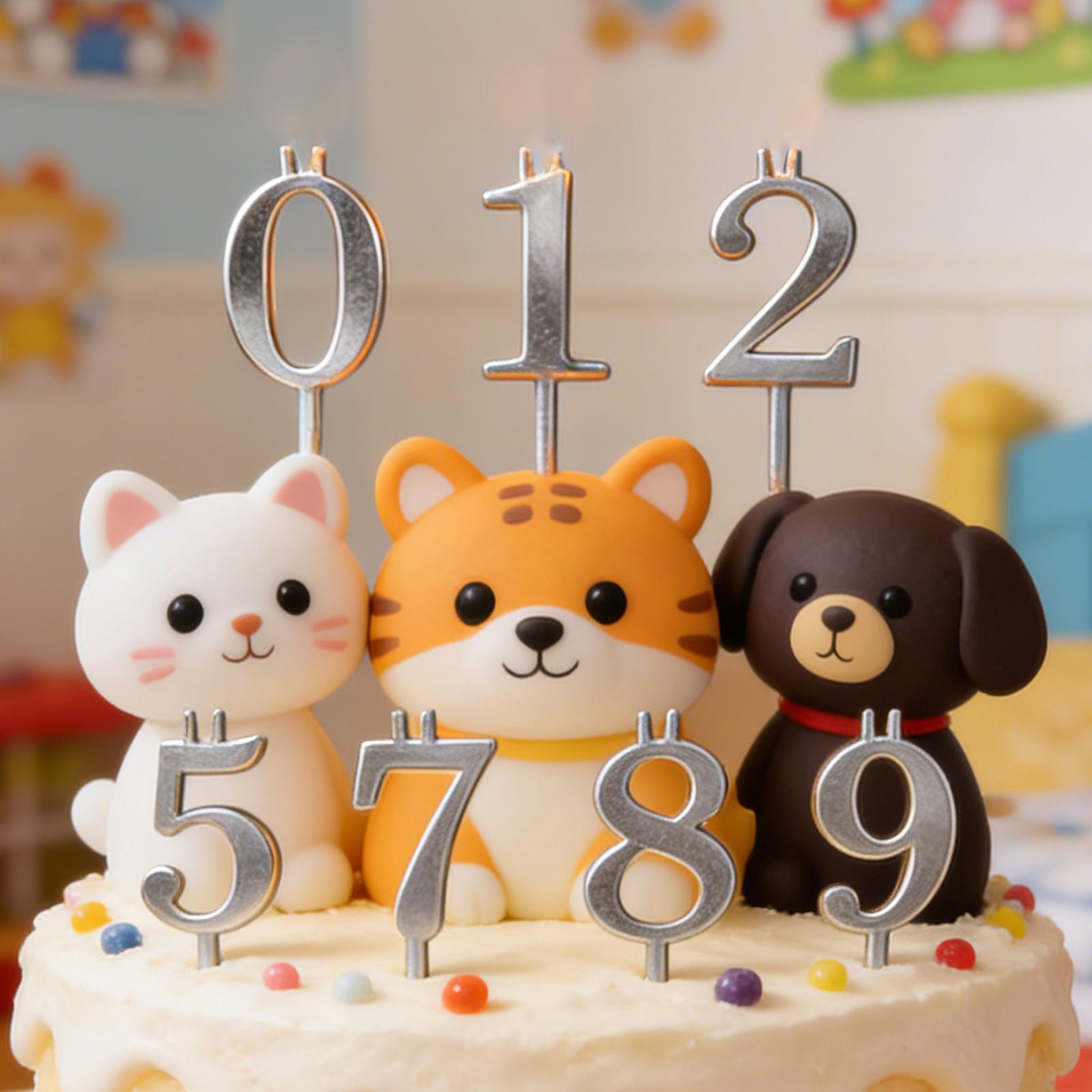 10pcs 0-9 Number Cake Toppers  – Candle Making Supplies Wholesale Bewertung und Preis